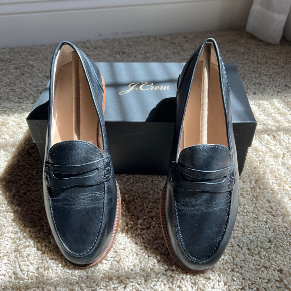 J Crew Ryan Penny Loafers Size 7 NWT